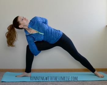 Extended side angle pose with full bind
