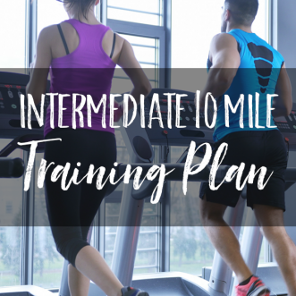 An intermediate 10 mile training plan for runners who already have a good mileage base and want to get faster.
