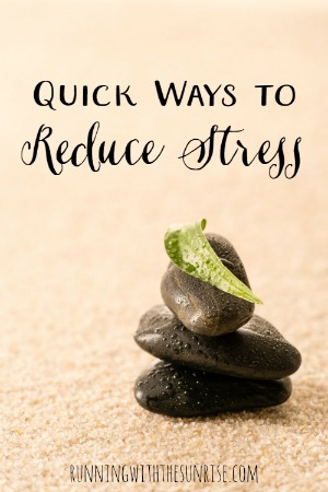 Quick ways to reduce stress. Things you can do as part of your busy life to help yourself relax.