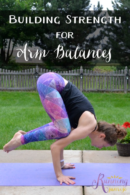 Building strength for arm balances. Try these yoga poses to help you build the strength to practice arm balances.