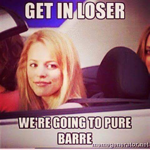get in loser going to barre