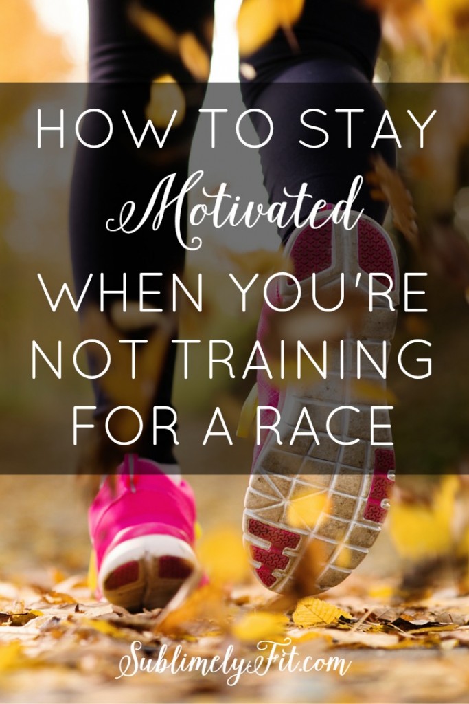 Have trouble staying motivated with your running when you've finished your last race of the season? These tricks may help!
