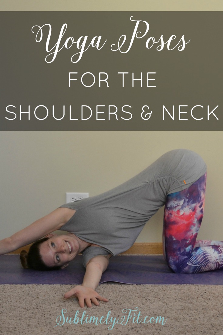 Great yoga poses for the shoulders and neck. Perfect if you spend much of your day hunched over a computer!