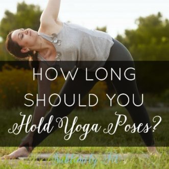As a yoga teacher, one of the most common questions I get is, “How long should I hold that yoga pose?” This article helps answer that question.