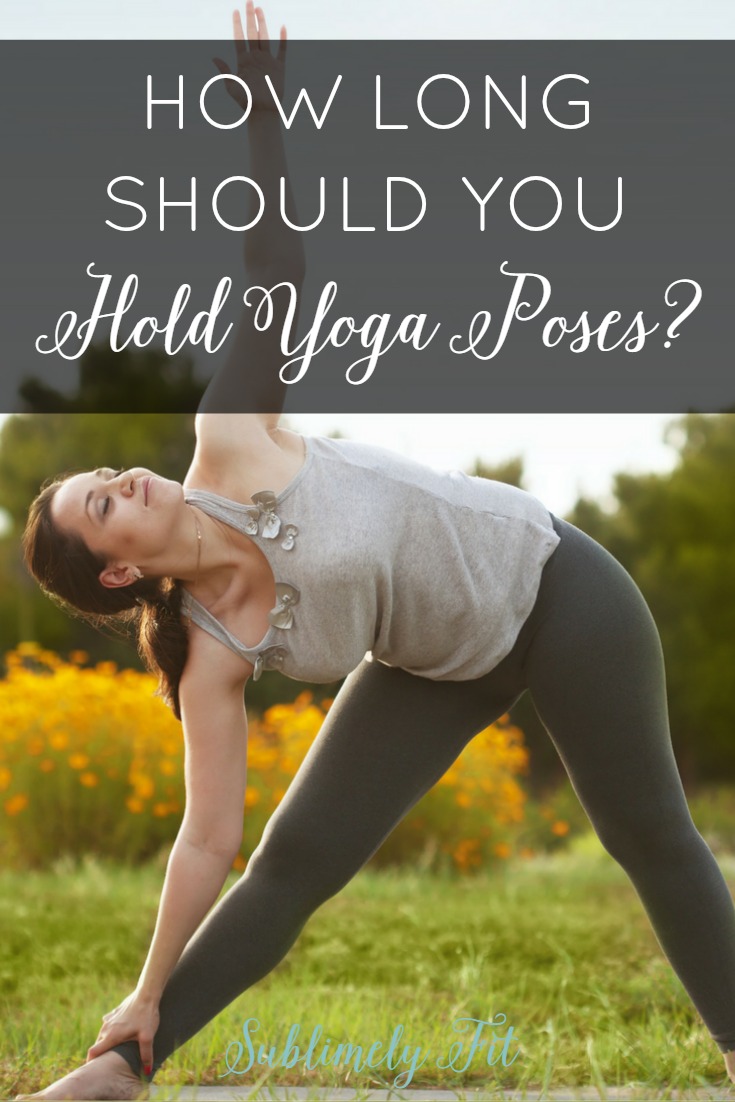 As a yoga teacher, one of the most common questions I get is, “How long should I hold that yoga pose?” This article helps answer that question.