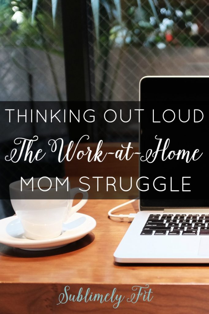 Struggling with Mom Guilt as a work-at-home mom of a new baby.