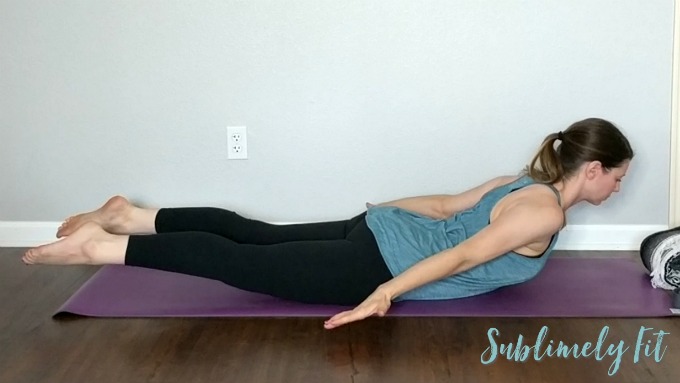 Gentle Yoga Sequence for Upper Back and Shoulders - Locust Pose