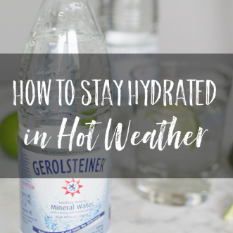 How to Stay Hydrated in Hot Weather
