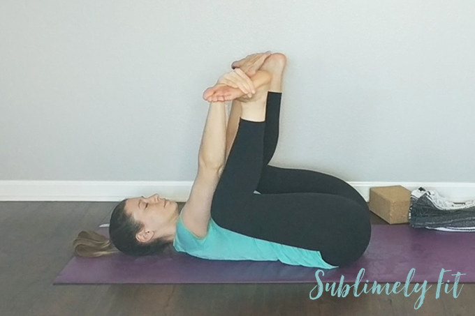 Yoga Sequence for Feet and Ankles - Happy Baby Pose